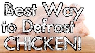 Best Way to Defrost Chicken [upl. by Claresta]