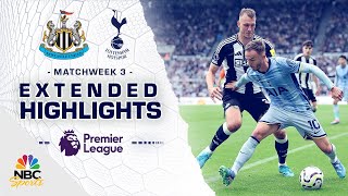 Newcastle United v Tottenham Hotspur  PREMIER LEAGUE HIGHLIGHTS  912024  NBC Sports [upl. by Eanil]