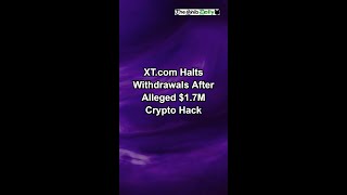 XTcom Halts Withdrawals After Alleged 17M Crypto Hackmp4 [upl. by Marva]