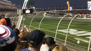 2018 Daytona 500 finish from the stands [upl. by Moraj]