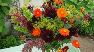 Sublime Dark Dahlia Flower Arrangement [upl. by Pond]