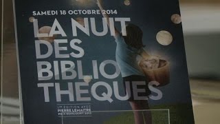 La première Nuit des Bibliothèques organisée près de Lille [upl. by Boothe]