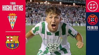 Resumen PrimeraFederación  Córdoba CF 21 FC Barcelona Atlètic  Playoffs  Final Vuelta [upl. by Keryt]