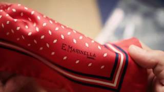 E Marinella Napoli pocket square [upl. by Moreville918]