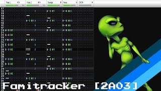 Marcianito 100 real bailando cumbia en Famitracker 8bit Remix [upl. by Eberta]