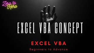 Excel Vba Basic  Beginners to Advance  Module 1  Concept of Coding Method [upl. by Ahsirtap]