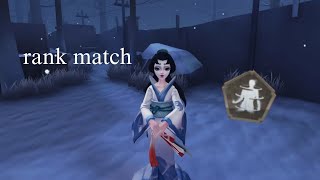 season 33 brought a lot of stunners and im scared of them  Identity V Geisha Rank Match [upl. by Iz]