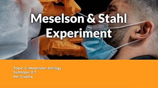 The Meselson Stahl experiment  DNA replication is semiconservative  IB Biology  Topic 2 [upl. by Gautier800]