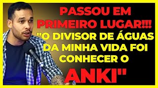 Passou no Concurso Público em Primeiro Lugar Estudando pelo ANKI [upl. by Ragse]