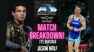 Tye Ruotolo VS Jason Nolf [upl. by Kerekes]