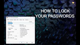 HOW TO ZIP LOCK PASSWORDS [upl. by Emmie]