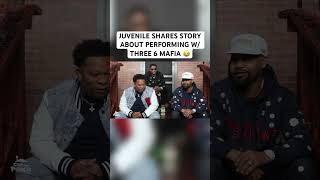 Juvenile shares a story about performing with Three 6 Mafia 😂 [upl. by Claudy]