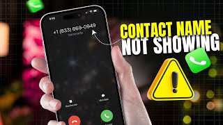 How to Fix the Contact Name Missing for Incoming Calls on iPhone  iOS 18 Contact Names Not Showing [upl. by Teragram]