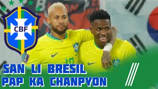 Si bresil vle chanpyon coup du mond 2026 fòk li genyen neymar selon Luis Soares [upl. by Narcho695]