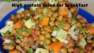 High protein salad for healthy breakfast and weight loss Its super yummy and tasty [upl. by Rolyat]