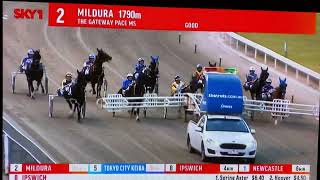 Mildura race fall 150722 [upl. by Ydnab]