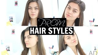 Prom  Simple Straight Hair Styles  2015 [upl. by Eiral]