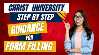 How to fill CHRIST UNIVERSITY form 2024  Christ University application form 2024 Must See [upl. by Llert]