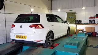 VW Golf MK7 GTD 20 TDI 184BHP  Custom Dyno Tuning [upl. by Odnarb]