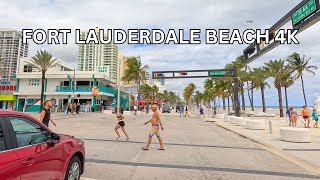 Fort Lauderdale Beach 4K  Scenic Beach Drive [upl. by Teresina]