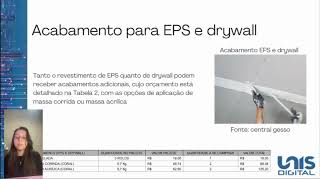 Análise econômica do uso de poliestireno expandido EPS em forros [upl. by Ennyleuqcaj651]