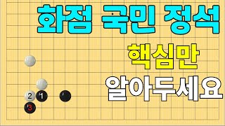 초반50수 화점 국민 정석  아직도 모른다면 핵심만 [upl. by Bryce]