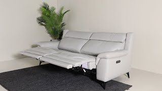 Zeus 3 Seater Recliner Sofa with Ote Coffee Tables [upl. by Fraser]