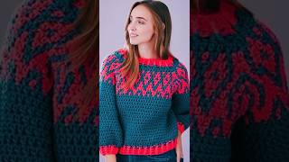 💡 Ideas para tejer jerseys fair isle a crochet [upl. by Margo]