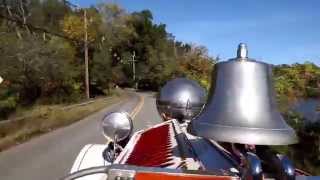 1923 Ahrens Fox Fire engine  Roaring in Action [upl. by Asum752]