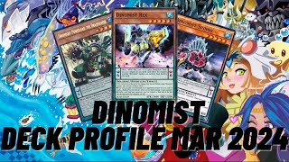 Dinomist Yu Gi Oh Deck Profile for March 2024 [upl. by Arymas770]