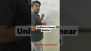 Uniform Linear Motion Class 9 shorts [upl. by Iht]