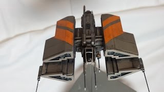 Scratch built styrene scifi spaceship build 2 [upl. by Auhsoj]