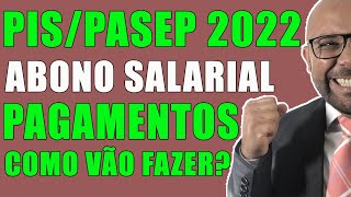 ABONO SALARIAL COMO VÃO FAZER OS PAGAMENTOS PIS PASEP 2022 [upl. by Nidorf]