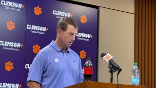 Dabo Swinney Discusses Game Prep for Pitt Reflects on Virginia Tech Victory [upl. by Nogem]