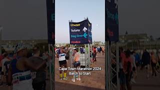 Cape Town Marathon 2024 from Batch to Start [upl. by Ayvid896]