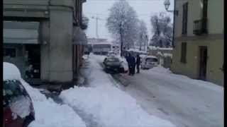 Neve a Caorso nella bassa piacentina 6 febbraio 2015 [upl. by Solrac]