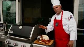 How to use the Weber Rotisserie on the Grill  Gygicom [upl. by Yoc]