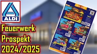 Aldi Nord Feuerwerk Prospekt 20242025 [upl. by Phira]