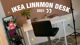 IKEA LINNMON DESK  UNBOXING amp REVIEW 2021 [upl. by Nordin]