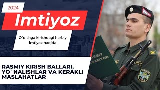 Harbiy imtiyoz haqida batafsil 2024  Sifati 4K [upl. by Bekha]