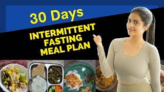 30 Days Intermittent Fasting Diet Plan for Weight Loss  Beginners Friendly  Somya Luhadia [upl. by Llehsyt607]