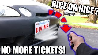 RICER RETRACTABLE License Plate Install Is it RICE or COOL [upl. by Enyamrahc]