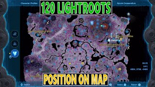 all lightroots location depths map unveiled  position of every lightoot on map  mappa sottosuolo [upl. by Schinica]