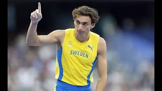 LSUs Mondo Duplantis wins second Olympic gold medal in pole vaulting breaks world record [upl. by Eecal]