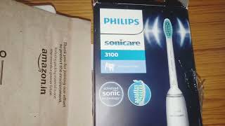 SHOULD I USE POWERELECTRIC TOOTHBRUSH  PHILIPS SONICARE 3100  UNBOXING AND PREREVIEW [upl. by Adnauqal190]