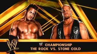 WWE 2K14  WrestleMania 17  The Rock vs Stone Cold Steve Austin [upl. by Gayn357]