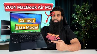 2024 Macbook Air M3 13 inch Base Model  Unboxing amp Review [upl. by Anek]