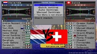 WINNING ELEVEN 10 EURO CUP HOLLAND VS SWISS [upl. by Bodrogi559]