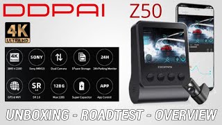 Aussiecams  DDPAI Z50 unboxing roadtest and overview dashcam review [upl. by Nylesoj]