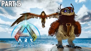 AKU TAME SNOW OWL BONUS GRIFFIN DI ARK Survival Ascended GAMEPLAY 5 [upl. by Kalagher]